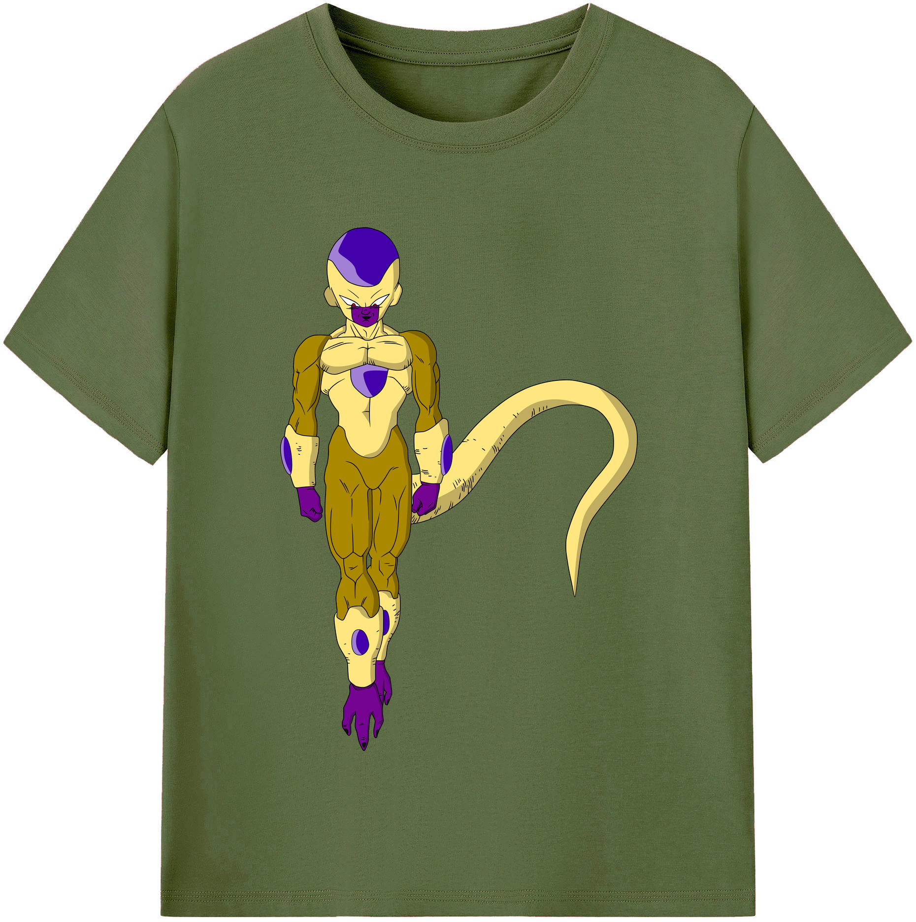 （画像用） ドラゴンボール フリーザ DRAGON BALL Frieza 綿100％半袖Tシャツ（フロントプリント）